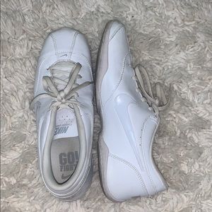 White nike cheer shoes size 8.5